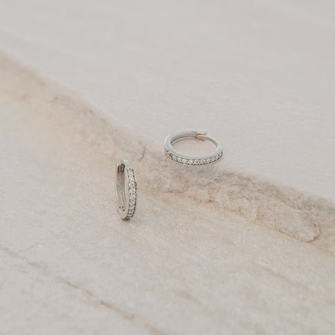 Créole Lara Argent 1,1 cm (VE = 2 pcs.)