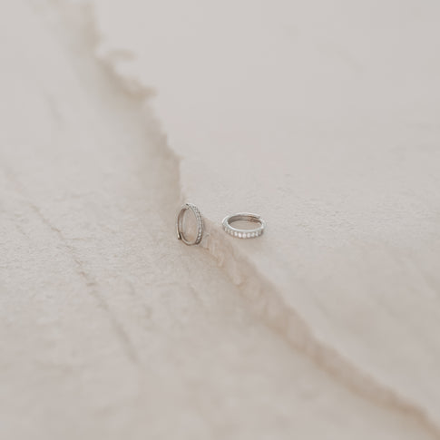 Créole Lara Argent 1,1 cm (VE = 2 pcs.)