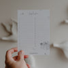 Tischkalender Geburtstage Blumenhand (VE = 10 Stück)
