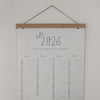 Calendrier mural 2026 (VE = 6 pcs)