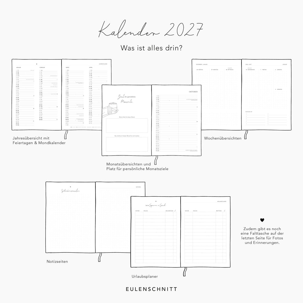 Terminkalender 2027 (VE = 6 Stk.)
