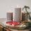 Block candle grooves 70 x 100 gray (pack = 6 pcs)