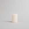 Block candle grooves 70 x 100 white (pack = 6 pcs)