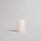 Block candle grooves 70 x 100 white (pack = 6 pcs)