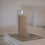 Block candle grooves 70 x 150 gray (pack = 6 pcs)