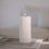 Block candle grooves 70 x 150 white (pack = 6 pcs)