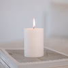 Bougie bloc Olive 70x100 blanc (VE = 6 pcs)