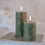 Bougie bloc Olive 70x100 vert (VE = 6 pcs)