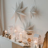 Bougie bloc Olive 70x150 blanc (VE = 6 pcs)