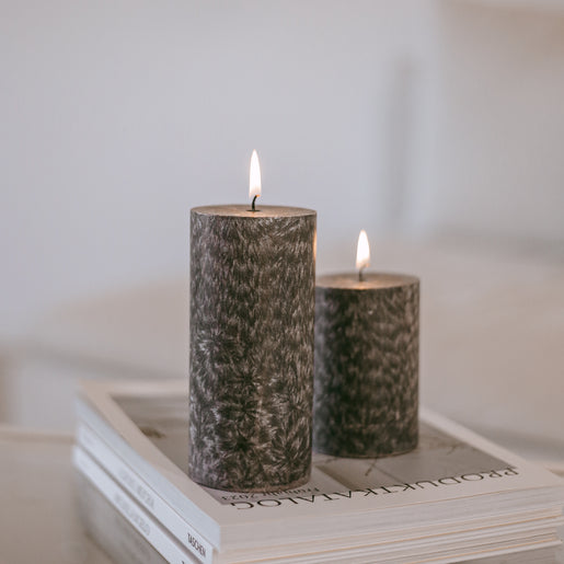 Bougie bloc Olive 70x150 noire (VE = 6 pcs)