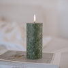 Block candle Olive 70x150 green (VE = 6 pcs)