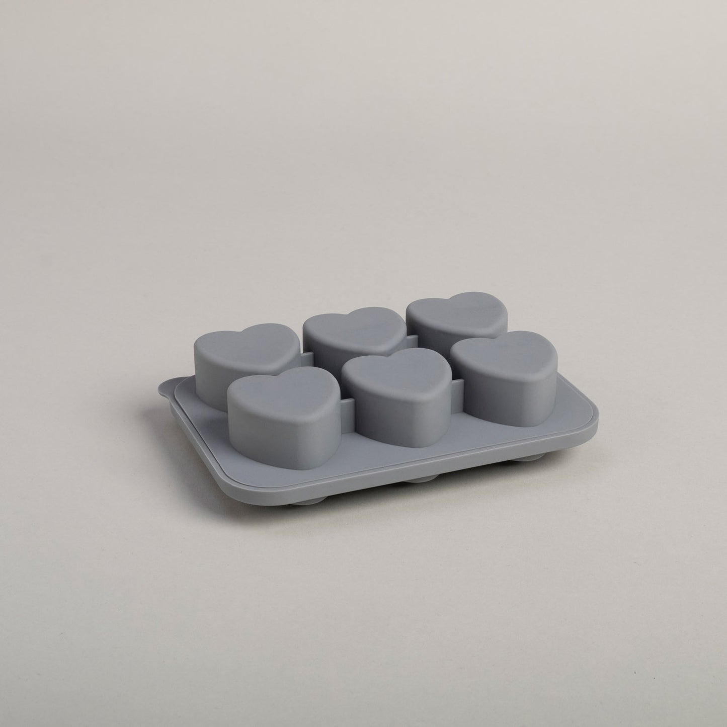 Moule à glaçons cœurs gris (VE = 6 pcs)