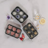 Ice cube tray hearts gray (PU = 6 pcs)