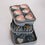 Ice cube tray hearts gray (PU = 6 pcs)