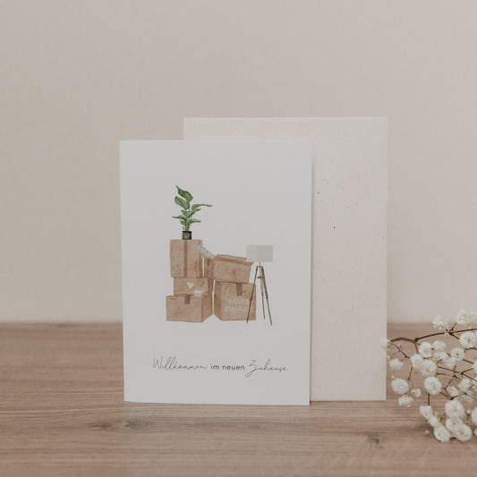 Carte pliable Nouvelle maison (VE = 10 pcs.)