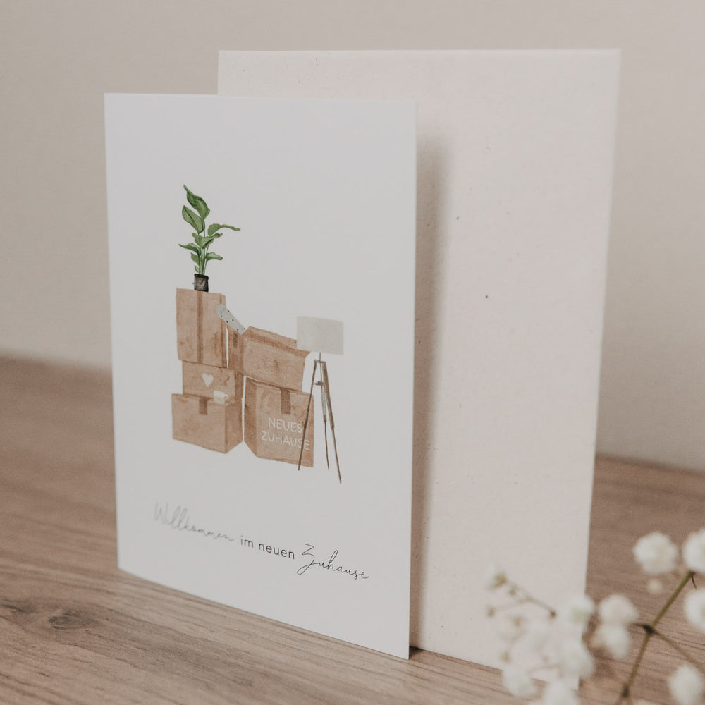 Carte pliable Nouvelle maison (VE = 10 pcs.)