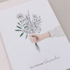 Carte pliée Fleurs de remerciement (VE = 10 pcs.)