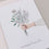 Carte pliée Fleurs de remerciement (VE = 10 pcs.)