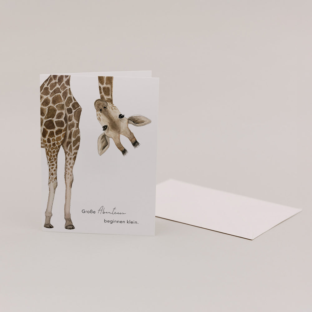 Carte pliable Girafe (VE = 10 pcs.)