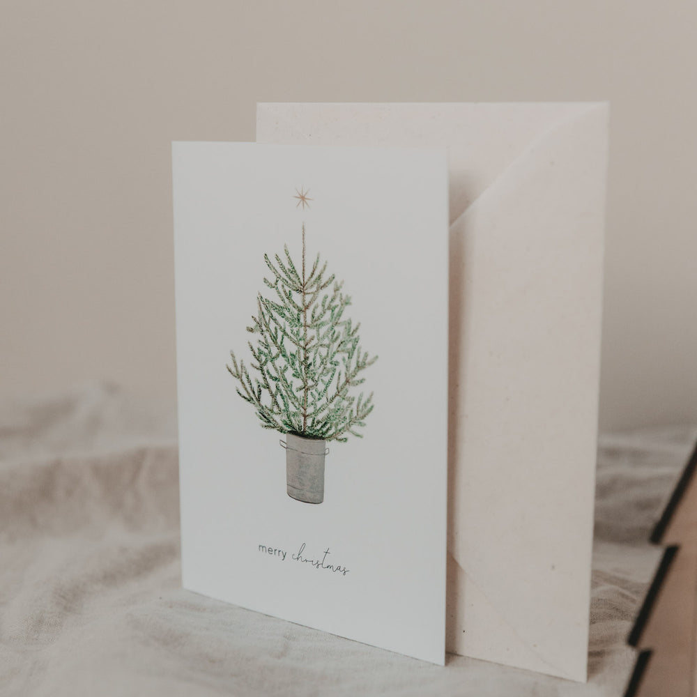 Folded card Christmas tree (VE = 10 pcs.)
