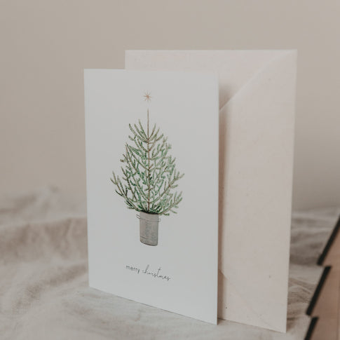 Folded card Christmas tree (VE = 10 pcs.)