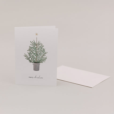 Folded card Christmas tree (VE = 10 pcs.)