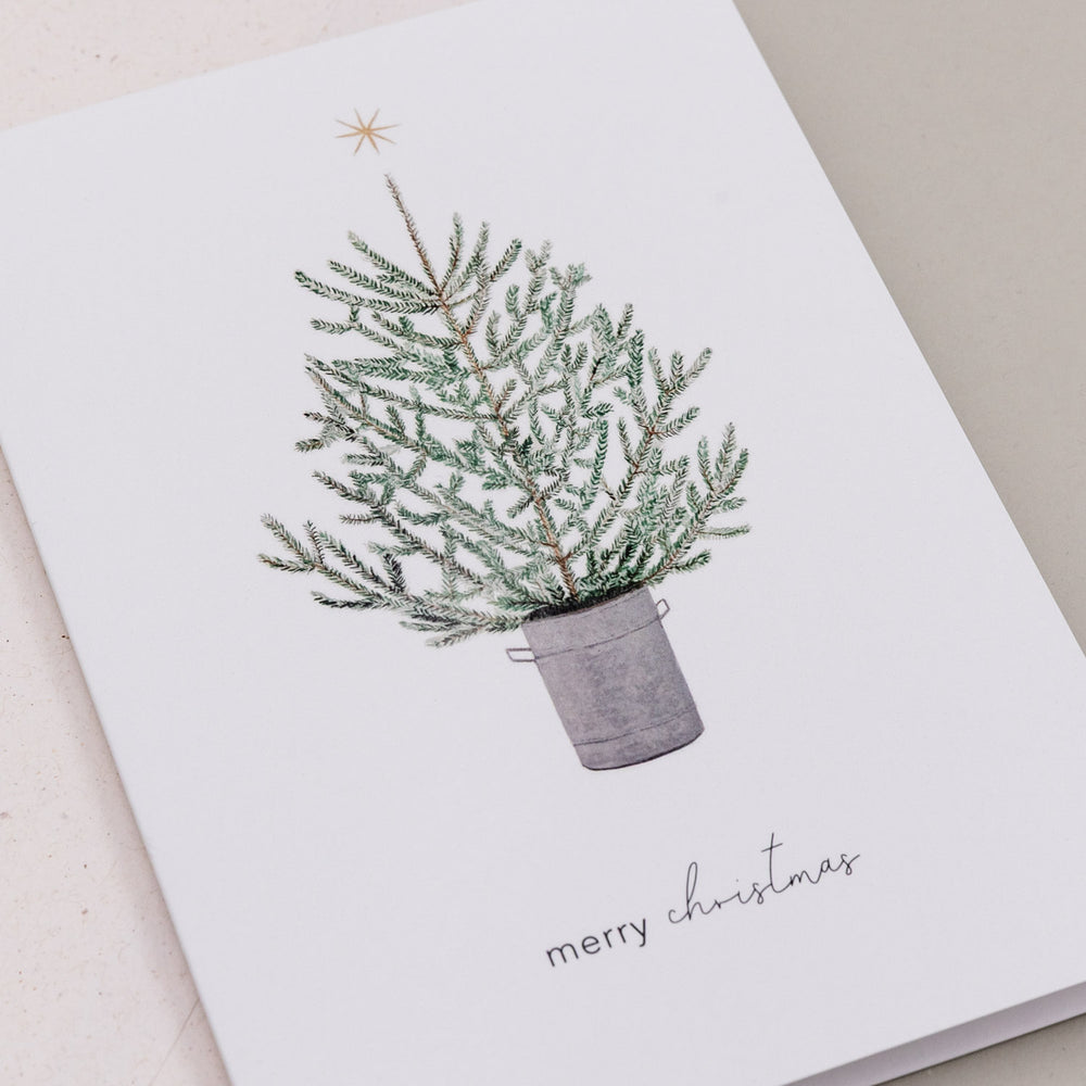 Folded card Christmas tree (VE = 10 pcs.)