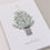 Folded card Christmas tree (VE = 10 pcs.)