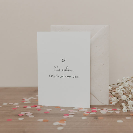 Carte pliable Comme c'est beau (VE = 10 pcs.)