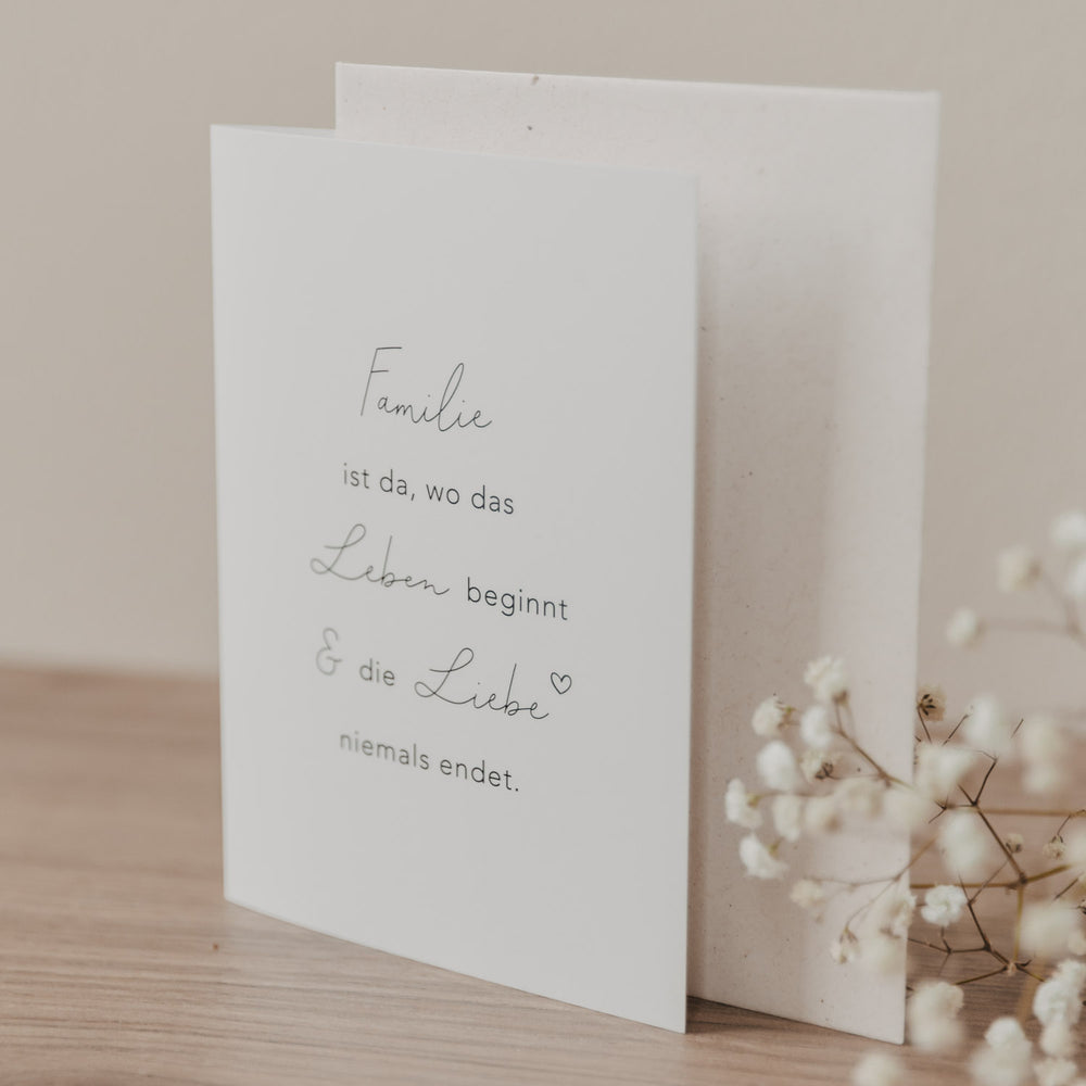 Carte pliable famille (VE = 10 pcs.)