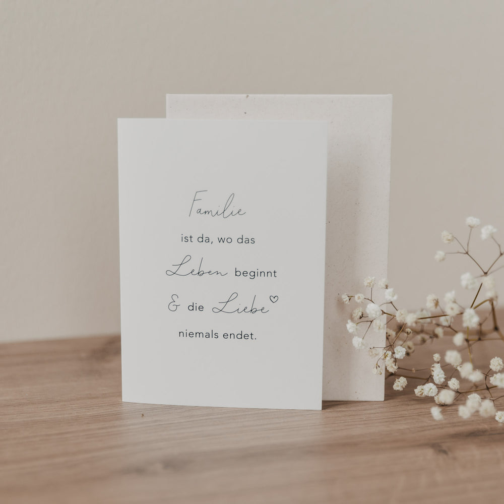 Carte pliable famille (VE = 10 pcs.)