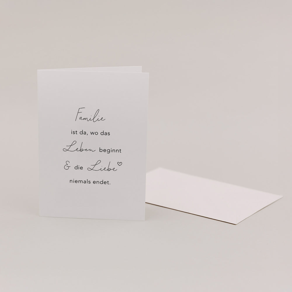 Carte pliable famille (VE = 10 pcs.)