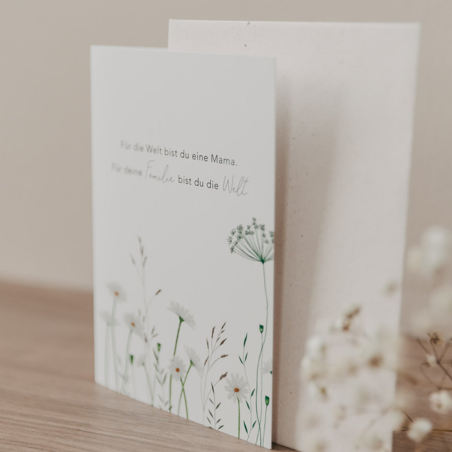 Carte pliée Prairie fleurie (VE = 10 pcs.)