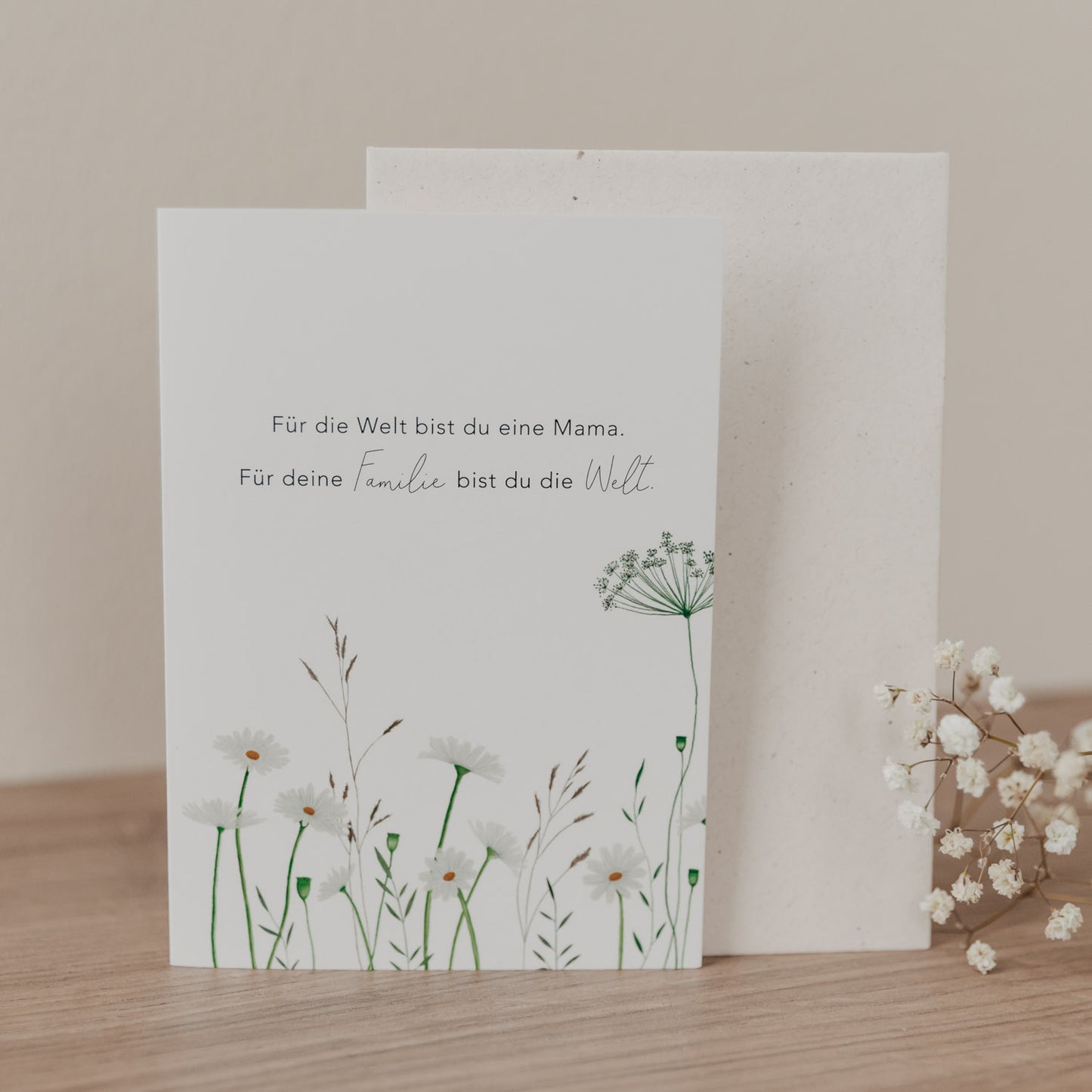 Carte pliée Prairie fleurie (VE = 10 pcs.)