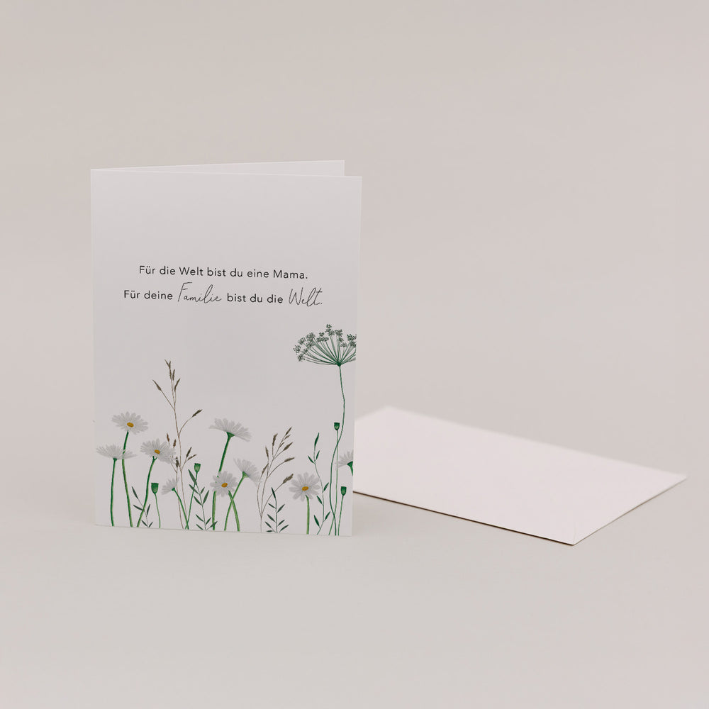 Carte pliée Prairie fleurie (VE = 10 pcs.)
