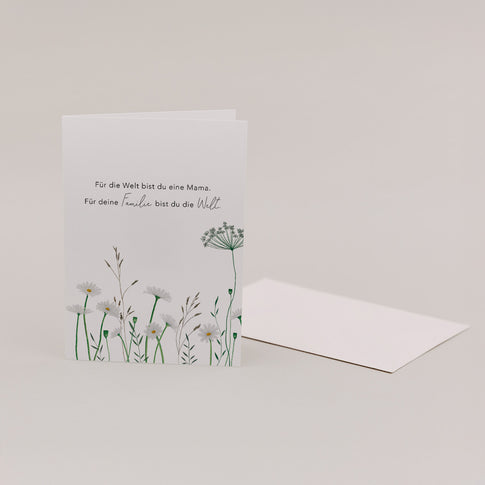 Carte pliée Prairie fleurie (VE = 10 pcs.)