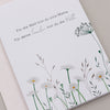 Carte pliée Prairie fleurie (VE = 10 pcs.)