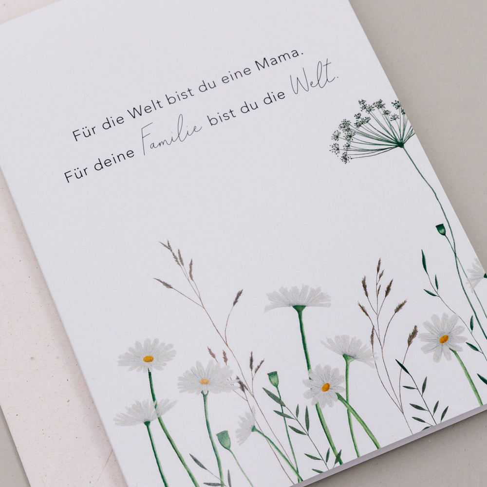 Carte pliée Prairie fleurie (VE = 10 pcs.)