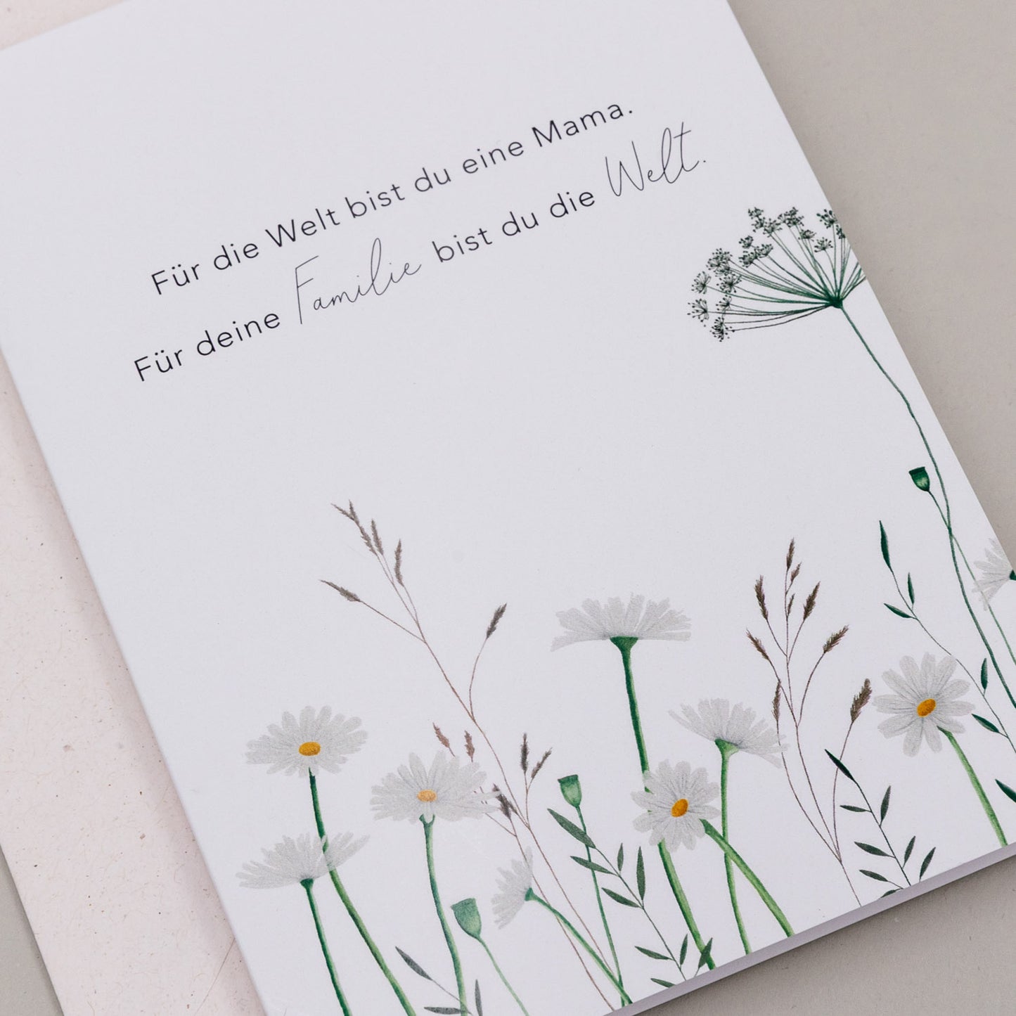 Carte pliée Prairie fleurie (VE = 10 pcs.)