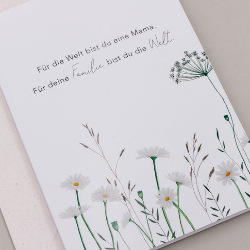 Klappkarte Blumenwiese (VE = 10 Stk.)