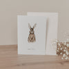 Carte pliée Lapin (VE = 10 pcs.)