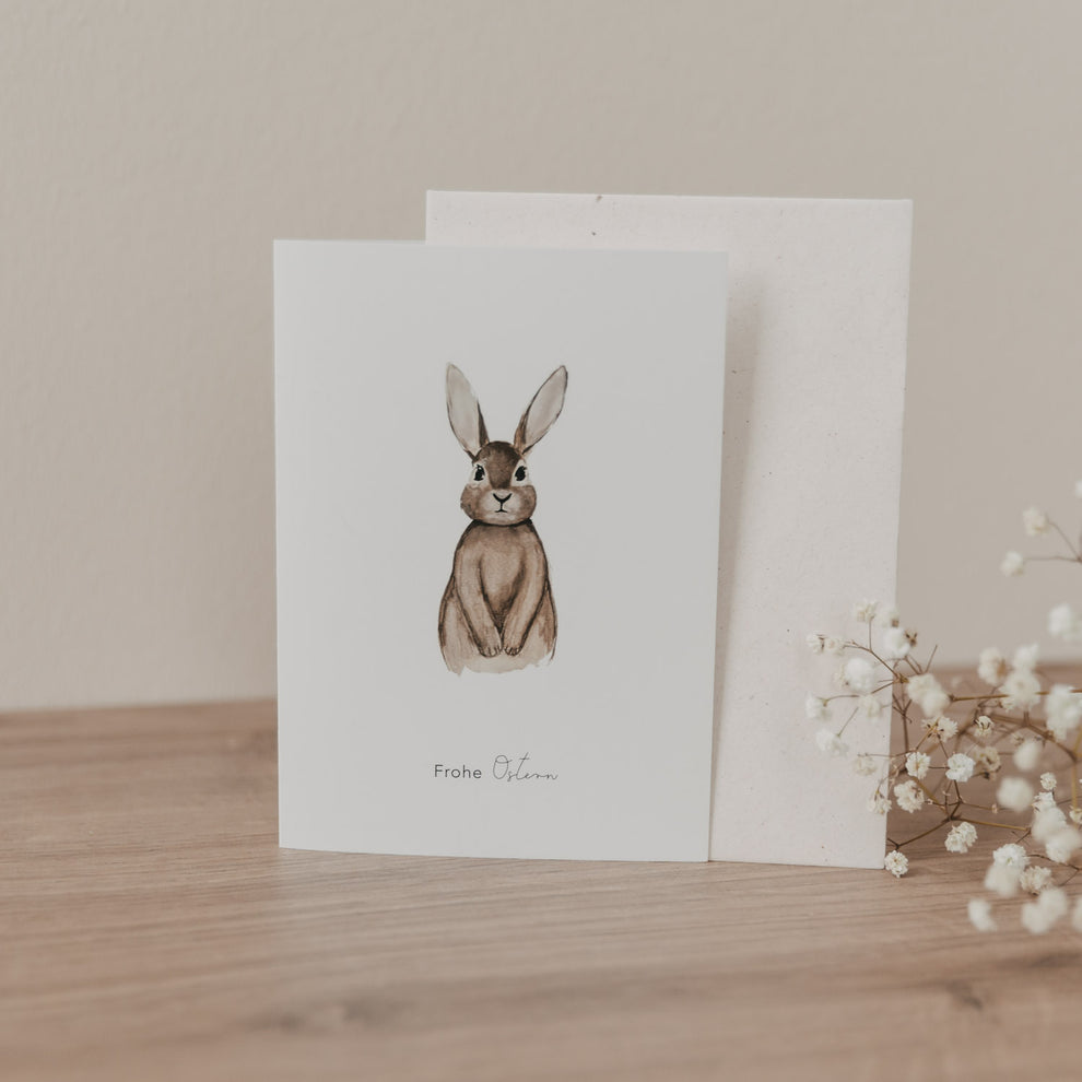 Carte pliée Lapin (VE = 10 pcs.)