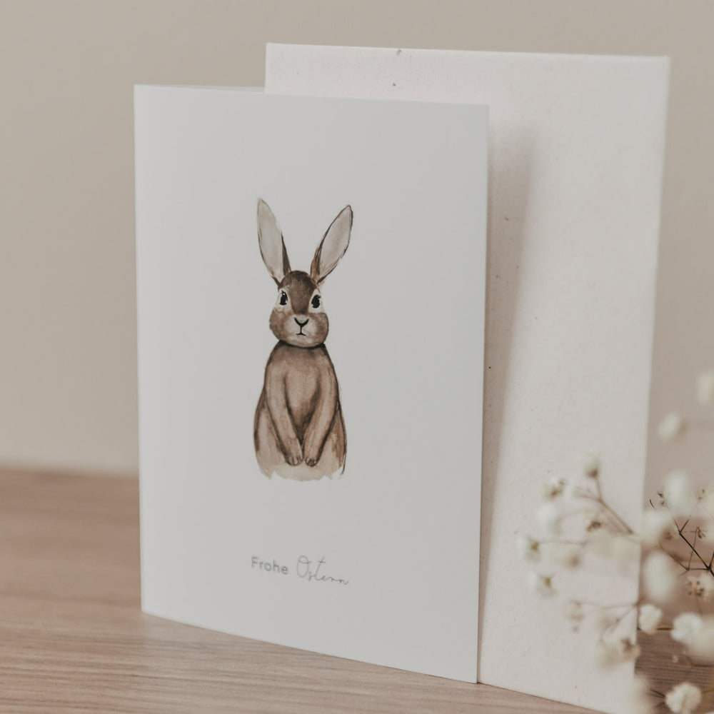 Carte pliée Lapin (VE = 10 pcs.)