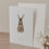 Carte pliée Lapin (VE = 10 pcs.)