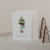 Folded card Christmas girl (PU = 10 pcs.)