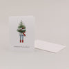 Folded card Christmas girl (PU = 10 pcs.)