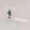 Folded card Christmas girl (PU = 10 pcs.)