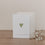 Folded card heart green (pack = 10 pcs.)