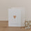 Folded card heart orange (pack = 10 pcs.)