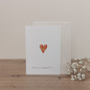 Folded card heart light red (PU = 10 pcs.)